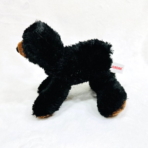 Aurora Black Bear Beanie Type Stuffed Plush Toy by Aurora - Picture 2 of 9
